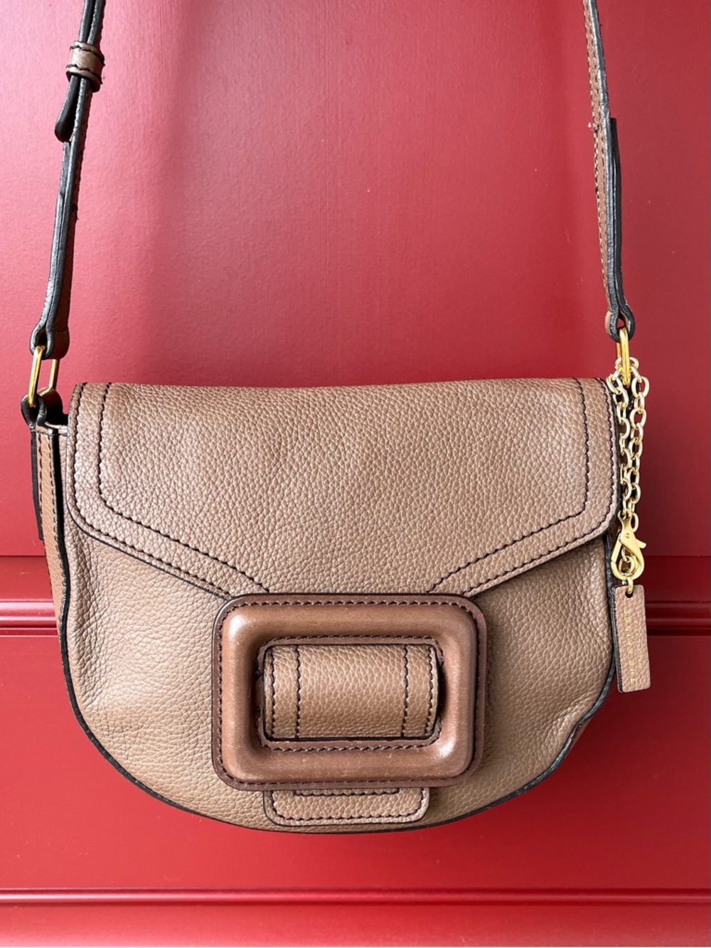 The Bridge Pebbled Leather Crossbody Bag